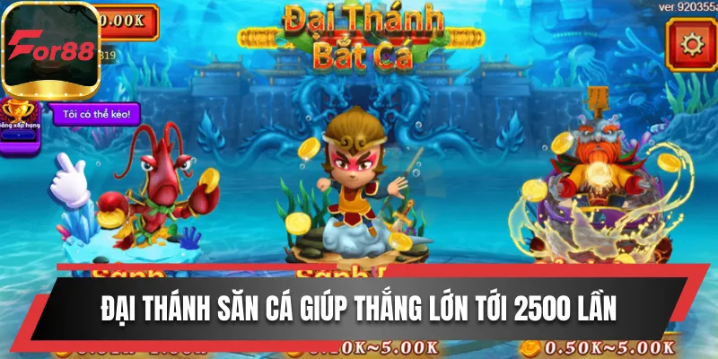 Trải nghiệm Bắn Cá For88 – bắn trúng cá vàng, đổi thưởng trong chớp mắt!